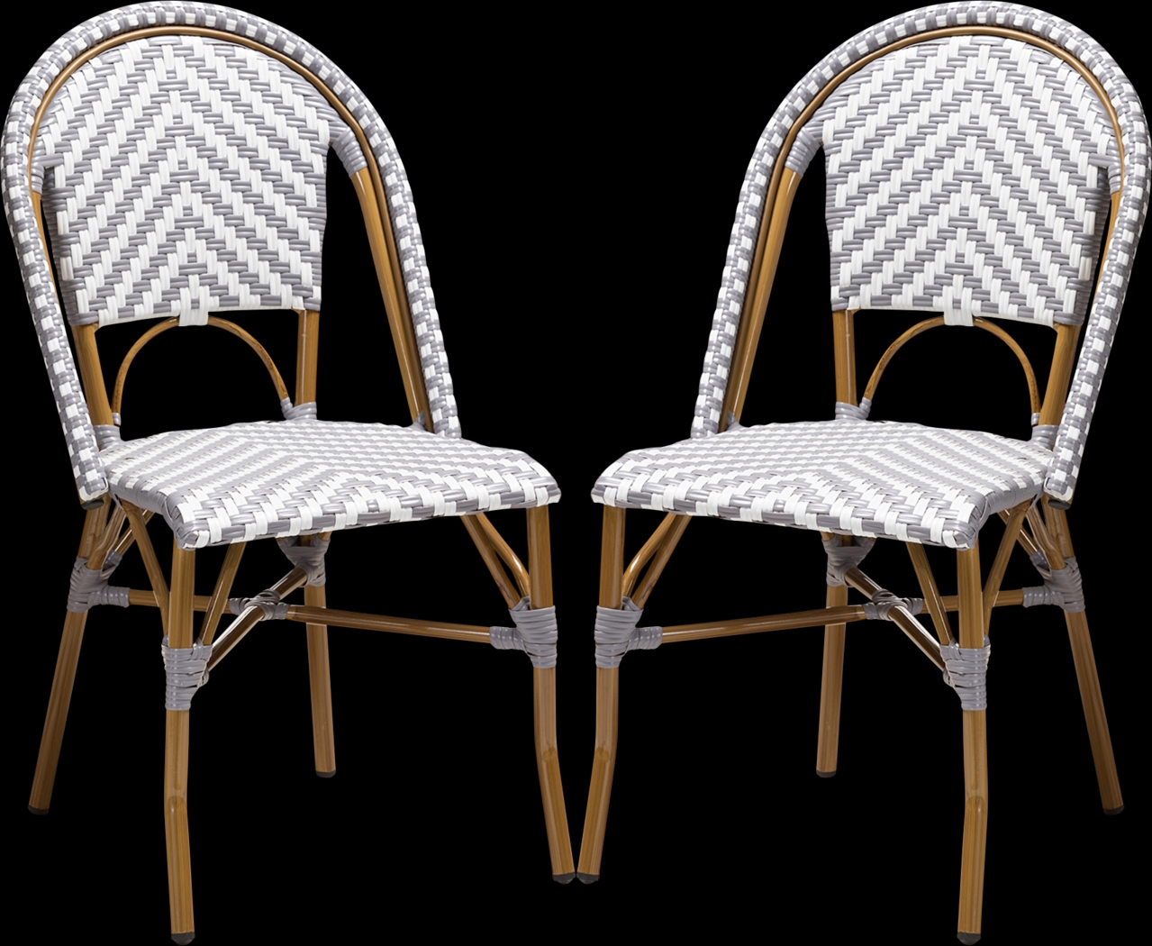 Trivoli Gray Dining Chair, Set of 2 - Thumbnail - Image 1