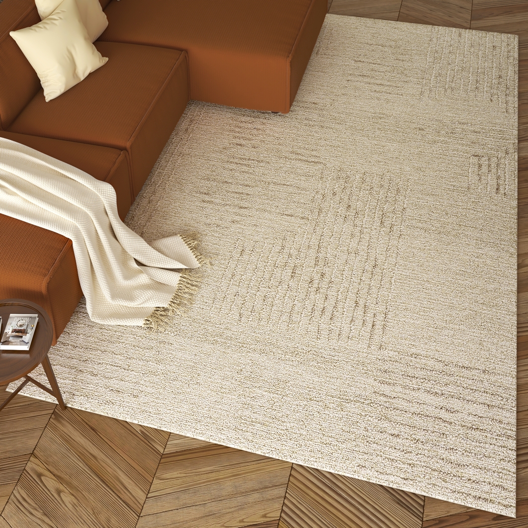 Troan Beige 5' x 7'9 Rug - Thumbnail - Image 2