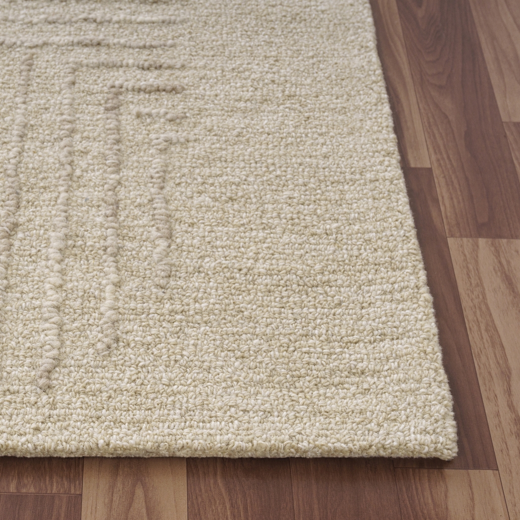 Troan Beige 5' x 7'9 Rug - Thumbnail - Image 5