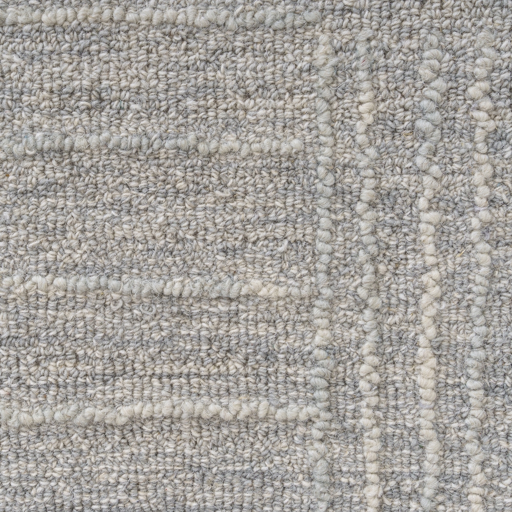 Troan Light Gray 2'6 x 8' Runner Rug - Thumbnail - Image 6
