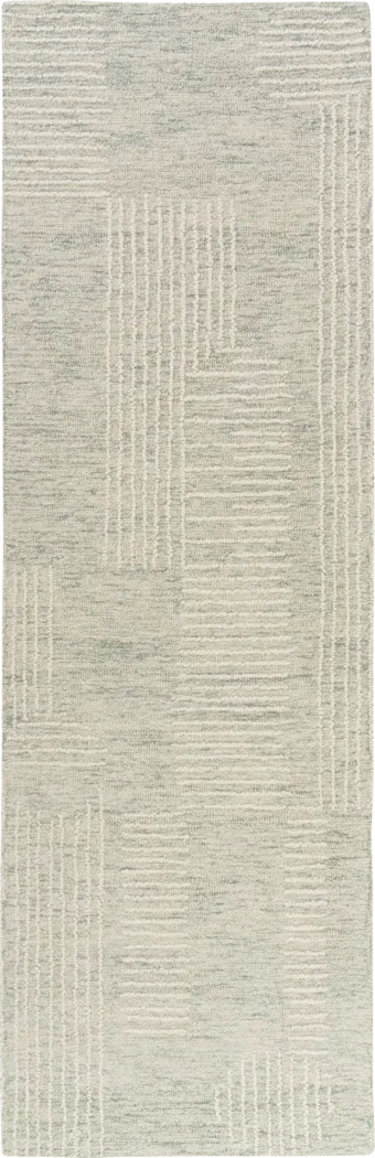 Troan Light Teal 2'6 x 8' Runner Rug - Thumbnail - Image 1