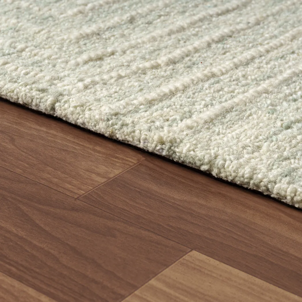 Troan Light Teal 5' x 7'9 Rug - Thumbnail - Image 3