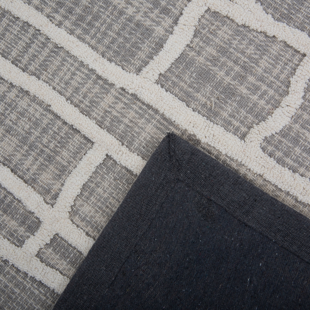 Trobour Gray 7'9 x 9'9 Rug - Thumbnail - Image 3