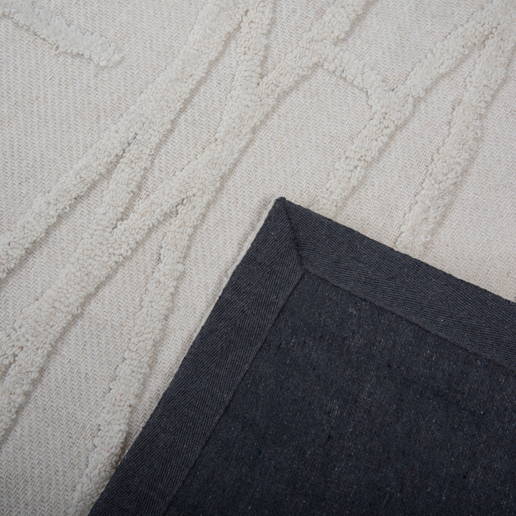 Trobour Ivory 7'9 x 9'9 Rug - Thumbnail - Image 3