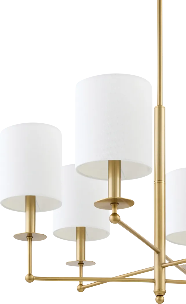 Troester Circle Brass Chandelier - Thumbnail - Image 2