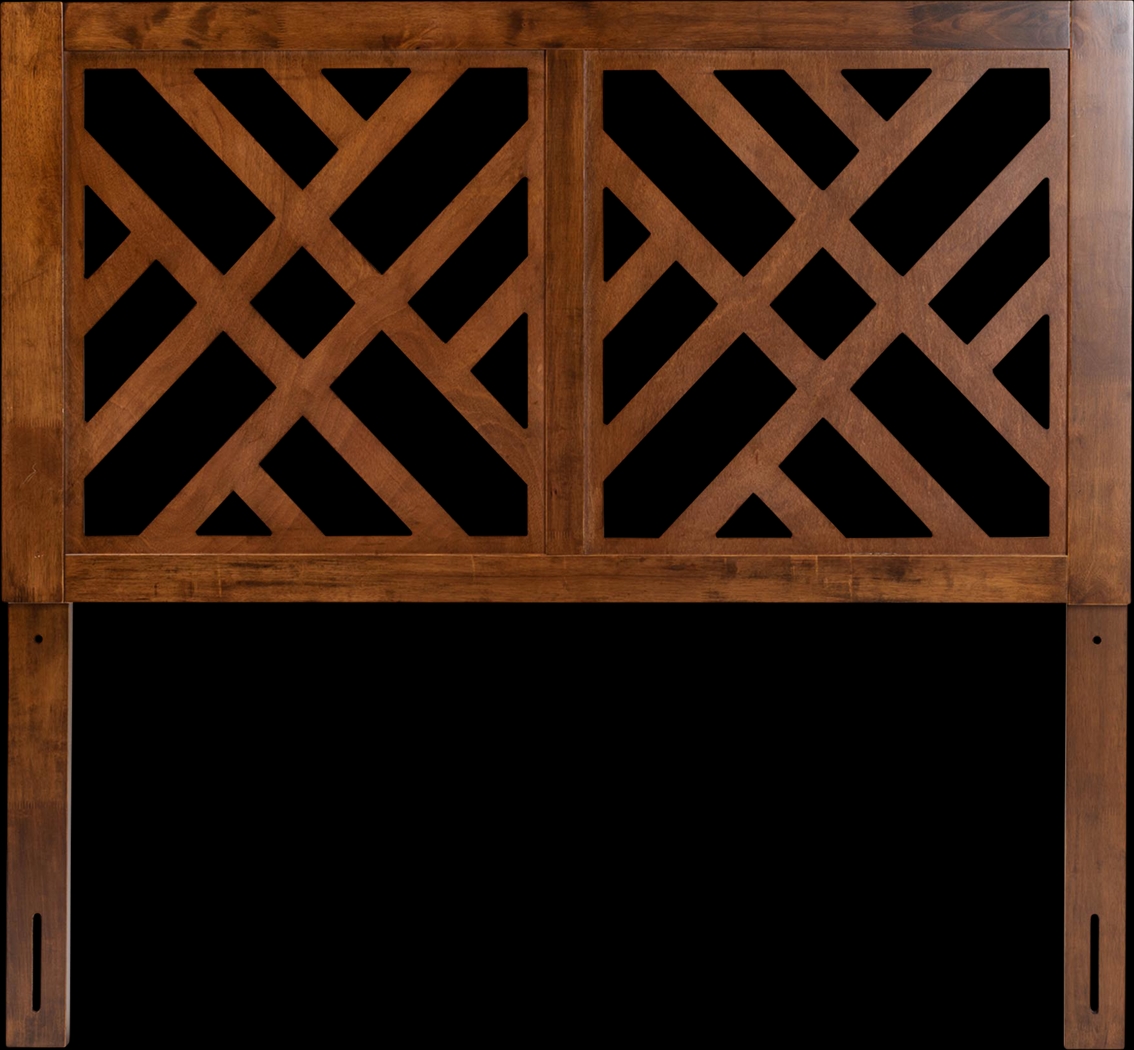 Trolio Walnut Brown Queen Headboard - Thumbnail - Image 3
