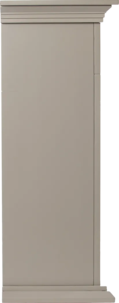 Tronewood II Gray 50 in. Console, With Electric Fireplace - Image 6