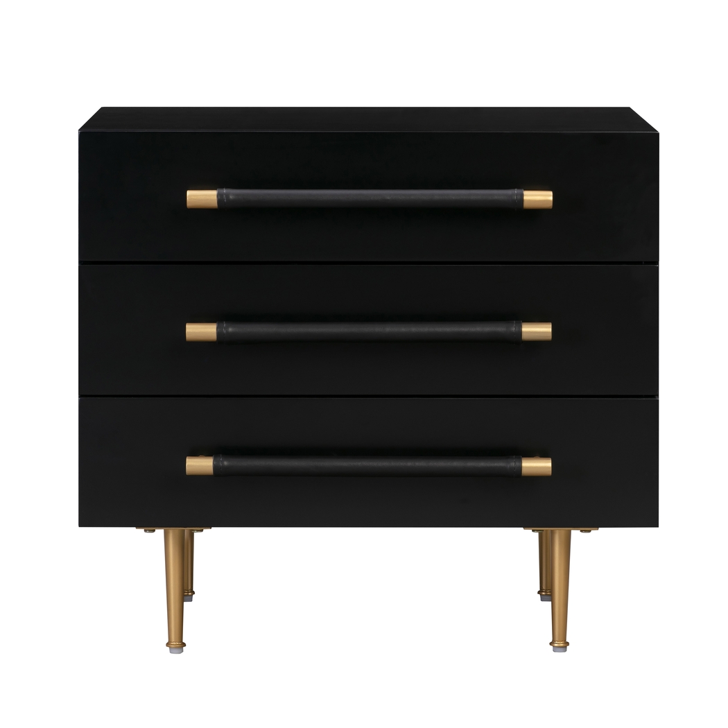 Troperan Black Nightstand - Thumbnail - Image 2