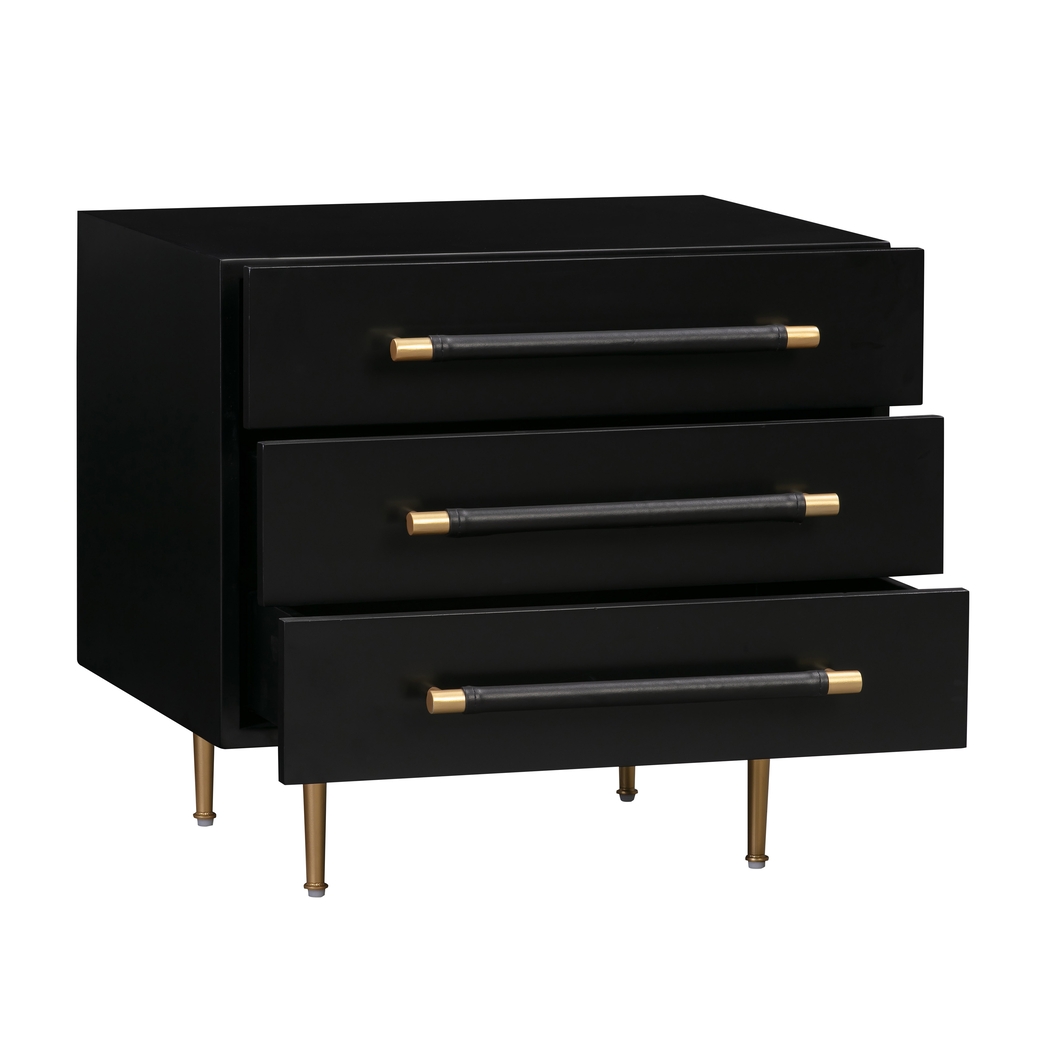 Troperan Black Nightstand - Thumbnail - Image 3