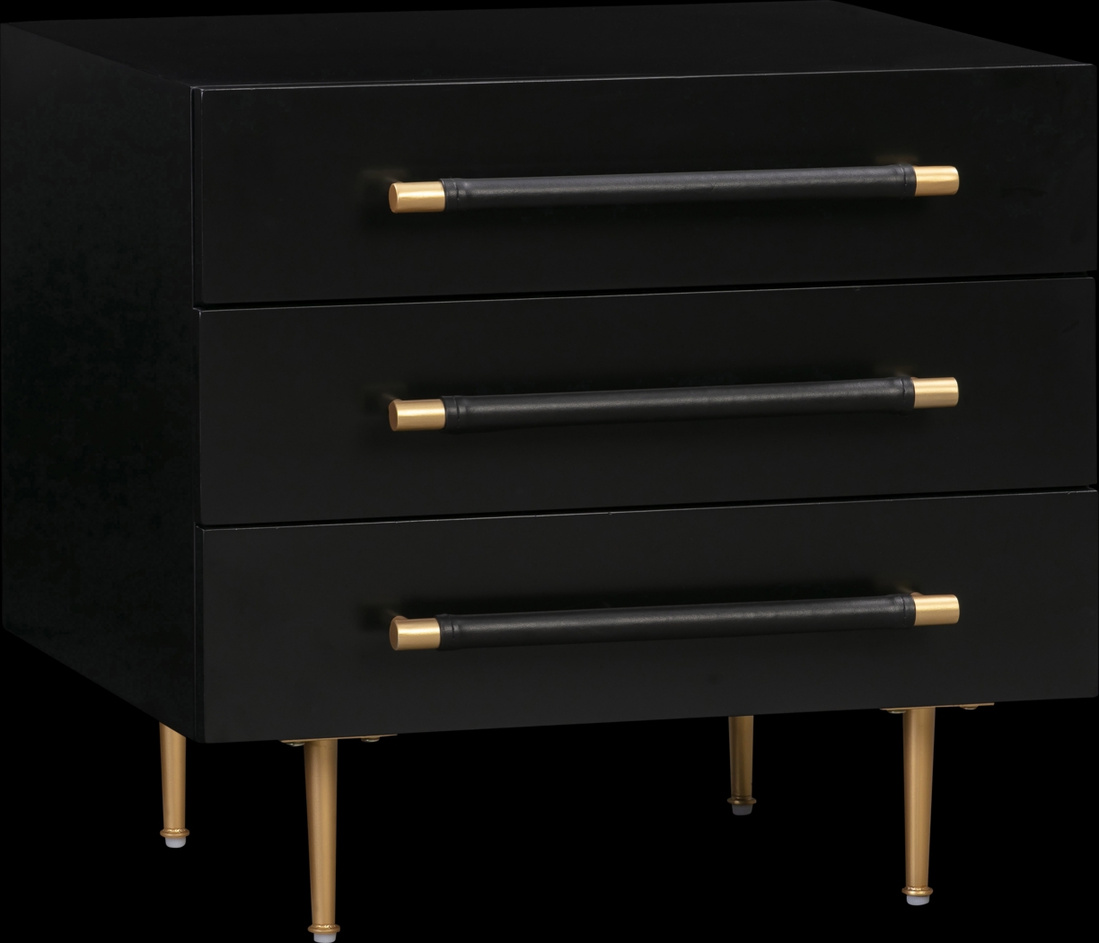 Troperan Black Nightstand - Thumbnail - Image 1