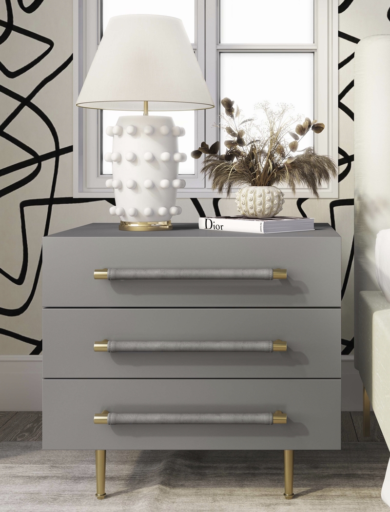 Troperan Gray Nightstand - Thumbnail - Image 2