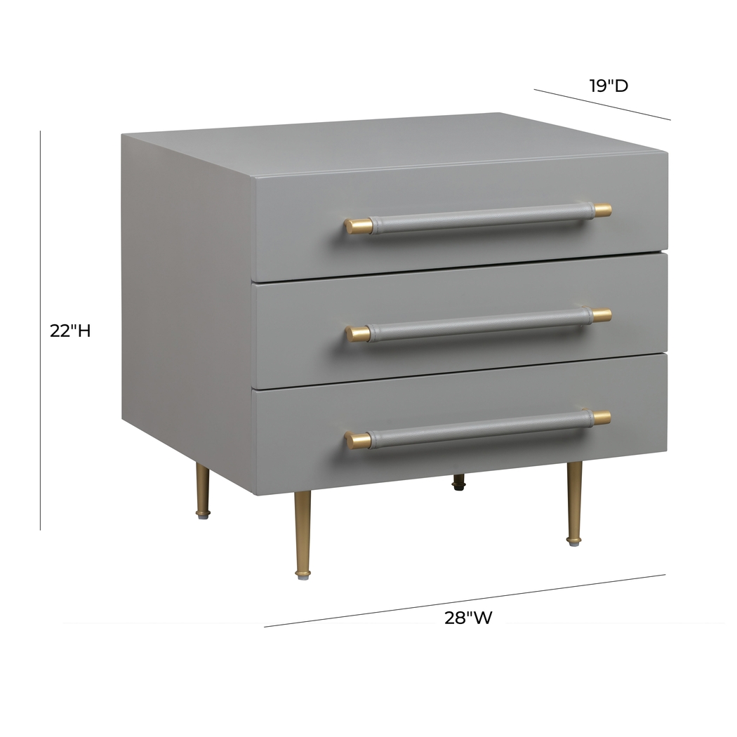 Troperan Gray Nightstand - Thumbnail - Image 10