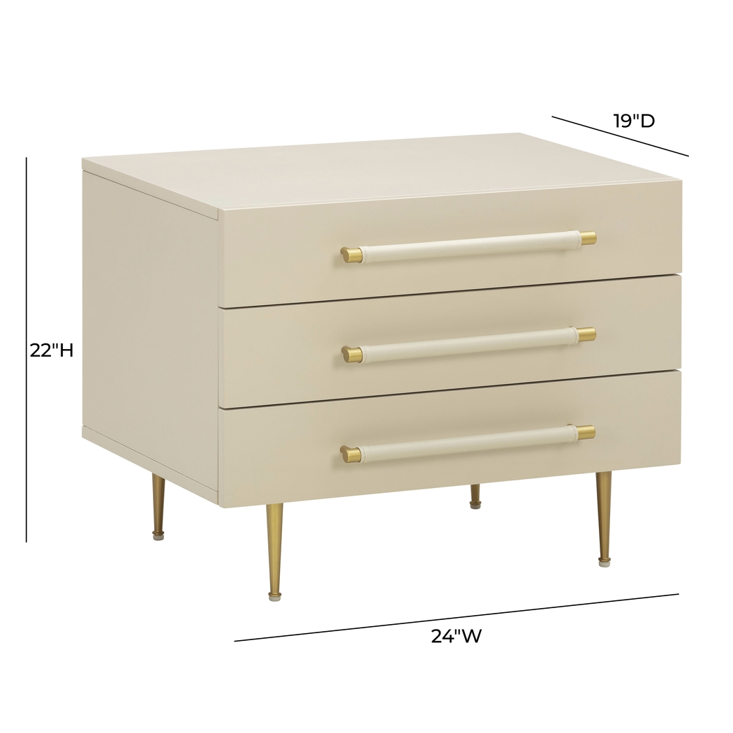 Troperan Taupe Nightstand - Thumbnail - Image 3