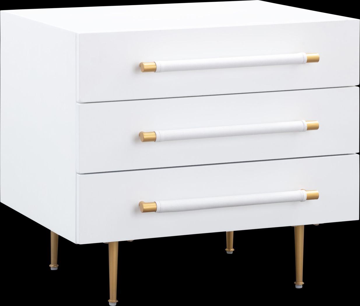 Troperan White Nightstand - Thumbnail - Image 1