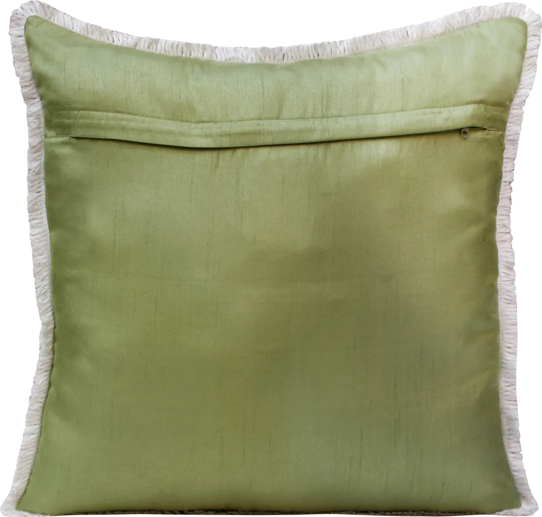 Trotawa Green/Pink Pillow, Set of 2 - Thumbnail - Image 4