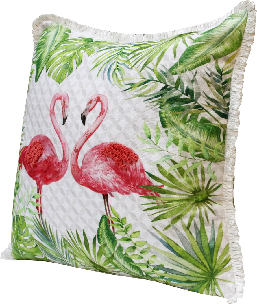 Trotawa Green/Pink Pillow, Set of 2 - Thumbnail - Image 5