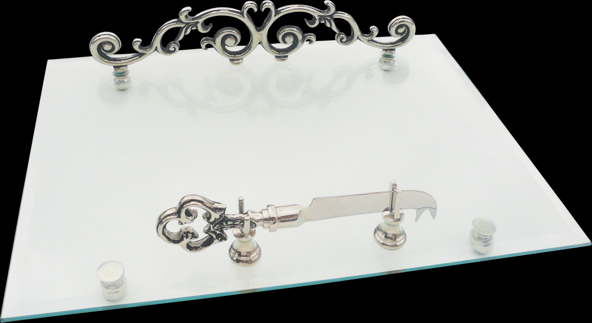 Troulon Silver Cheese Platter - Thumbnail - Image 1