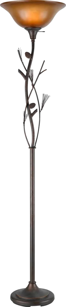 Trousdale Brown Floor Lamp - Thumbnail - Image 1