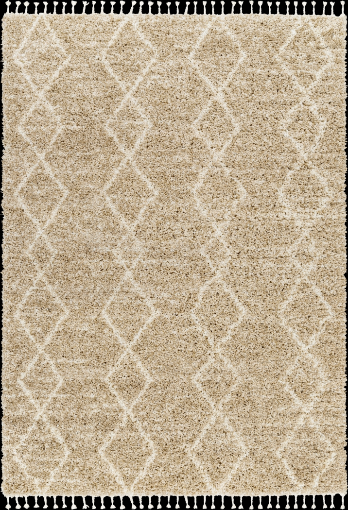 Trovista Beige 7'10 x 10' Area Rug - Thumbnail - Image 1