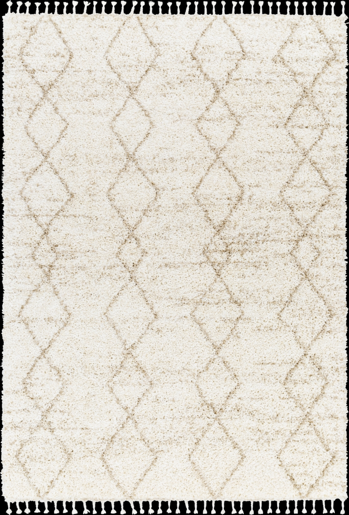 Trovista White 5'3 x 7' Area Rug - Thumbnail - Image 1