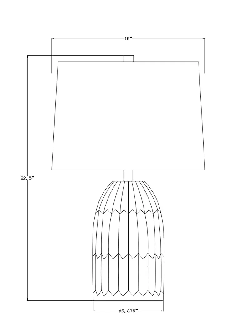 Troydale Boulevard White Lamp - Thumbnail - Image 7