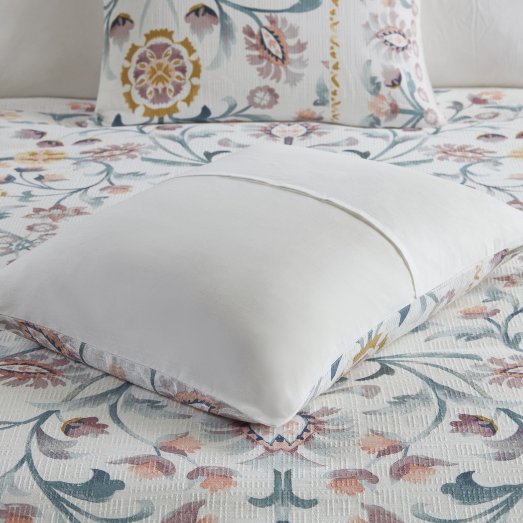 Troywood White 4 Pc Full/Queen Comforter Set - Thumbnail - Image 13