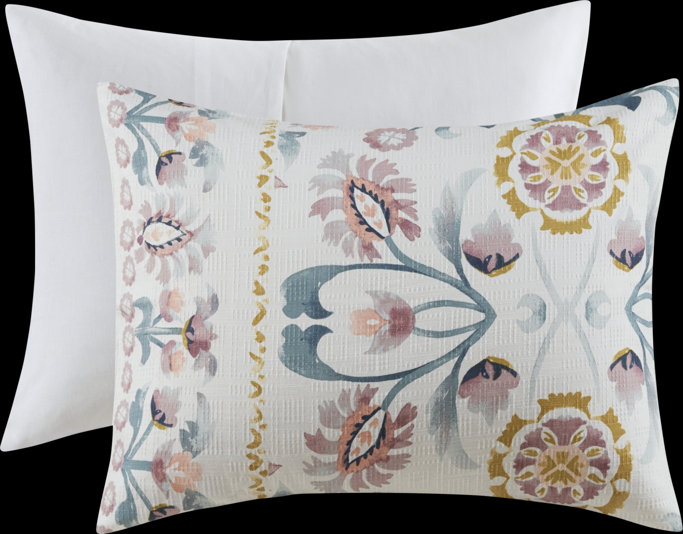 Troywood White 4 Pc Full/Queen Comforter Set - Thumbnail - Image 10