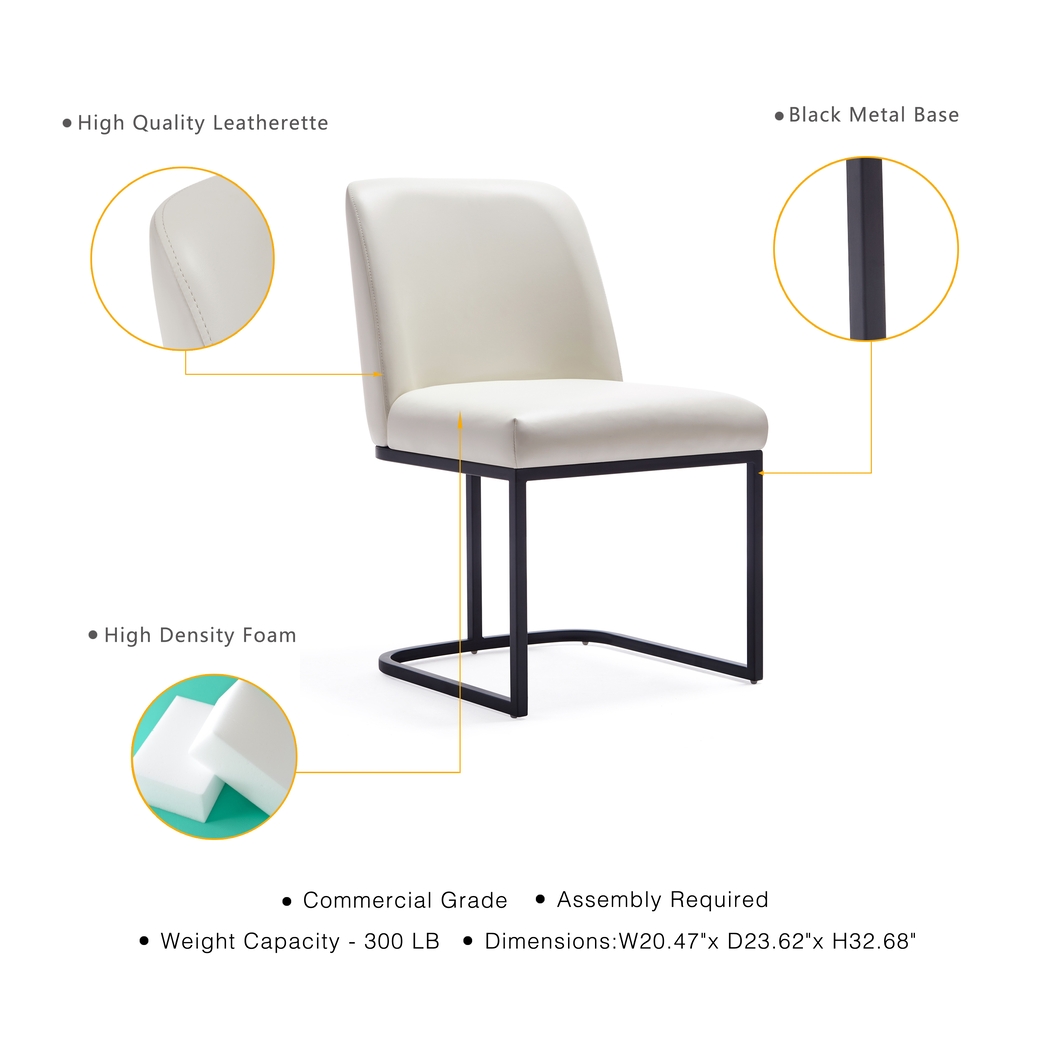 Truche Cream Side Chair - Thumbnail - Image 7