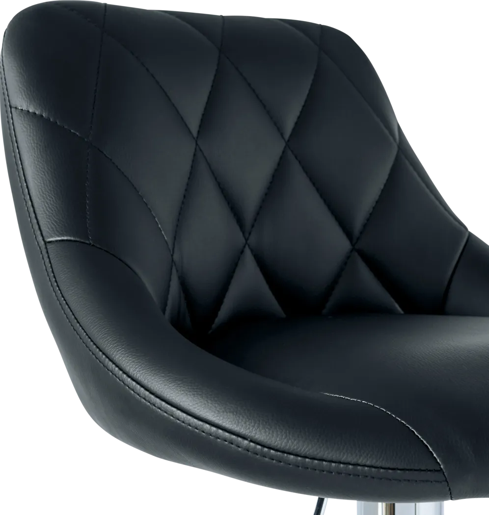 Trumball Black Bar Stool Set - Thumbnail - Image 7