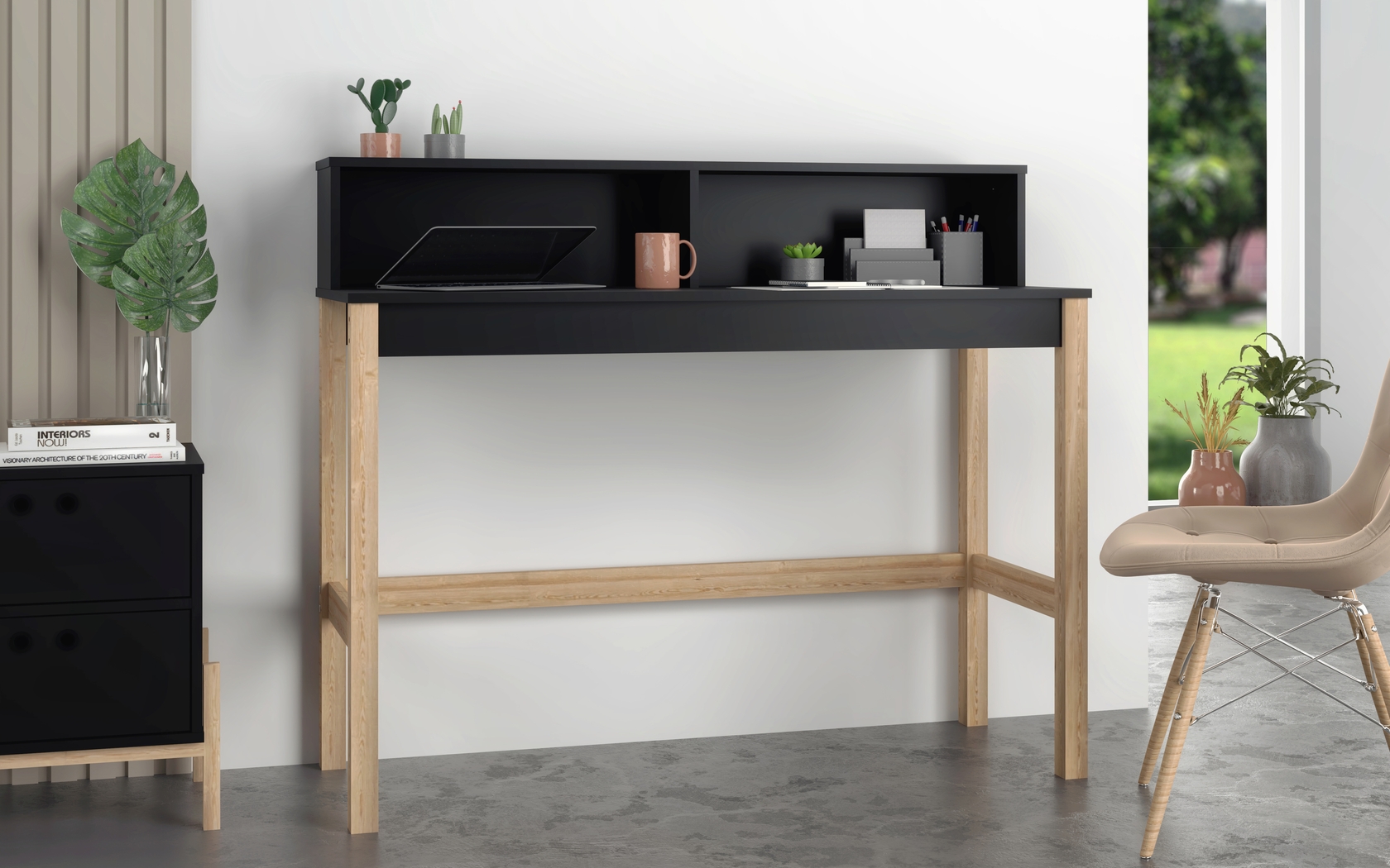 Trumball Black Desk - Thumbnail - Image 8