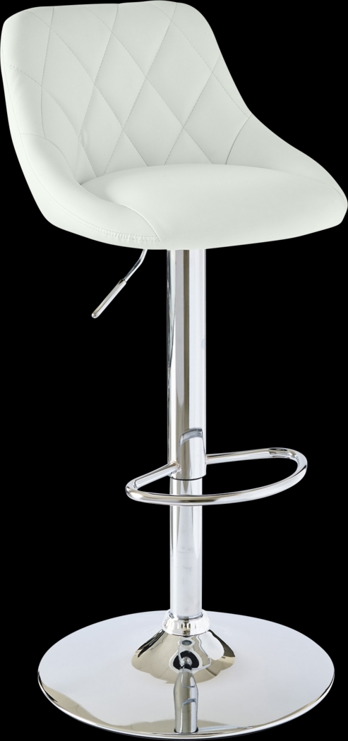 Trumball White Bar Stool Set - Thumbnail - Image 3