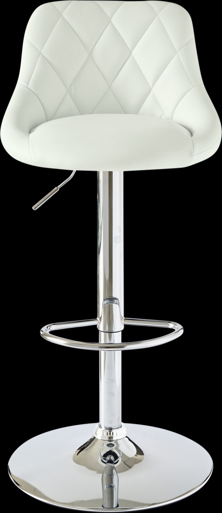Trumball White Bar Stool Set - Thumbnail - Image 4