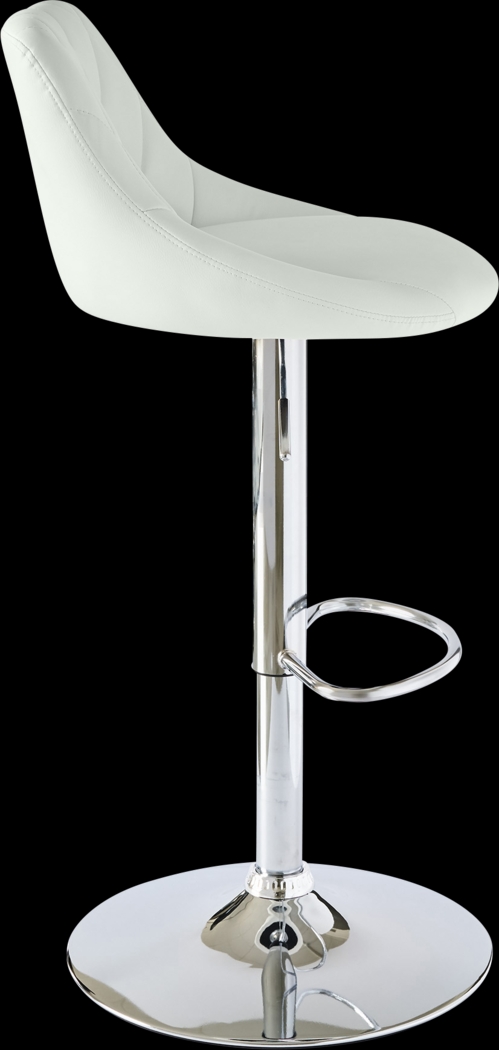 Trumball White Bar Stool Set - Thumbnail - Image 5