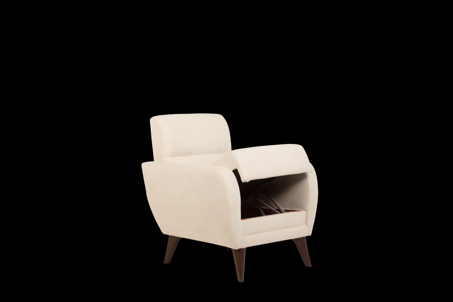 Trysail Beige Accent Chair - Thumbnail - Image 2