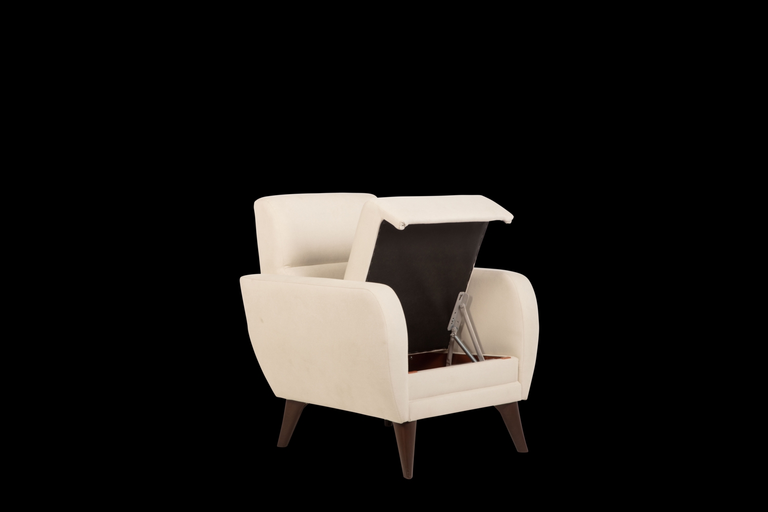 Trysail Beige Accent Chair - Thumbnail - Image 3