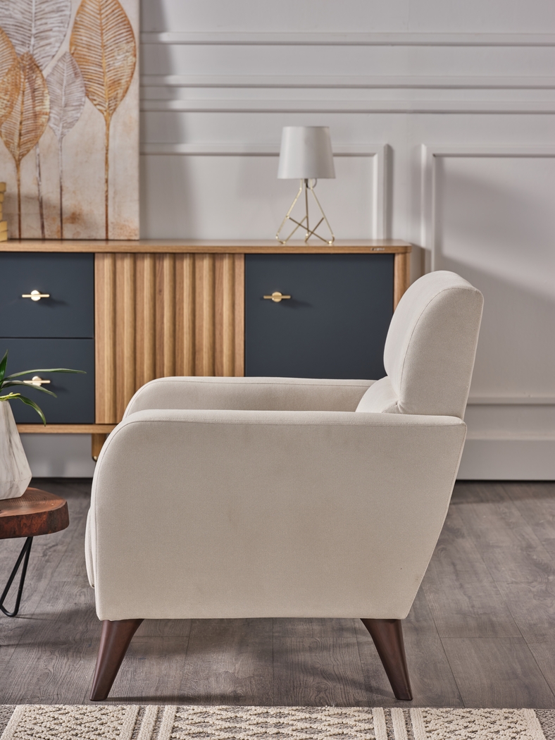 Trysail Beige Accent Chair - Thumbnail - Image 10