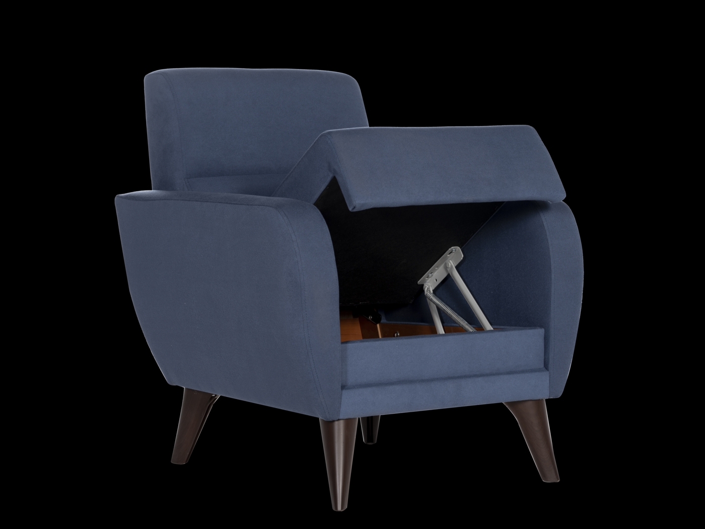 Trysail Blue Accent Chair - Thumbnail - Image 4