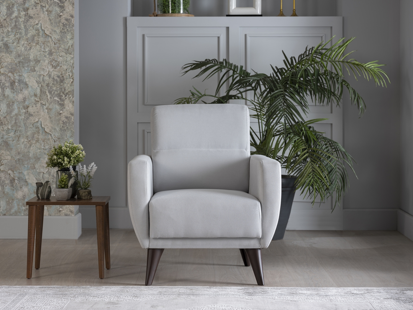 Trysail Gray Accent Chair - Thumbnail - Image 9