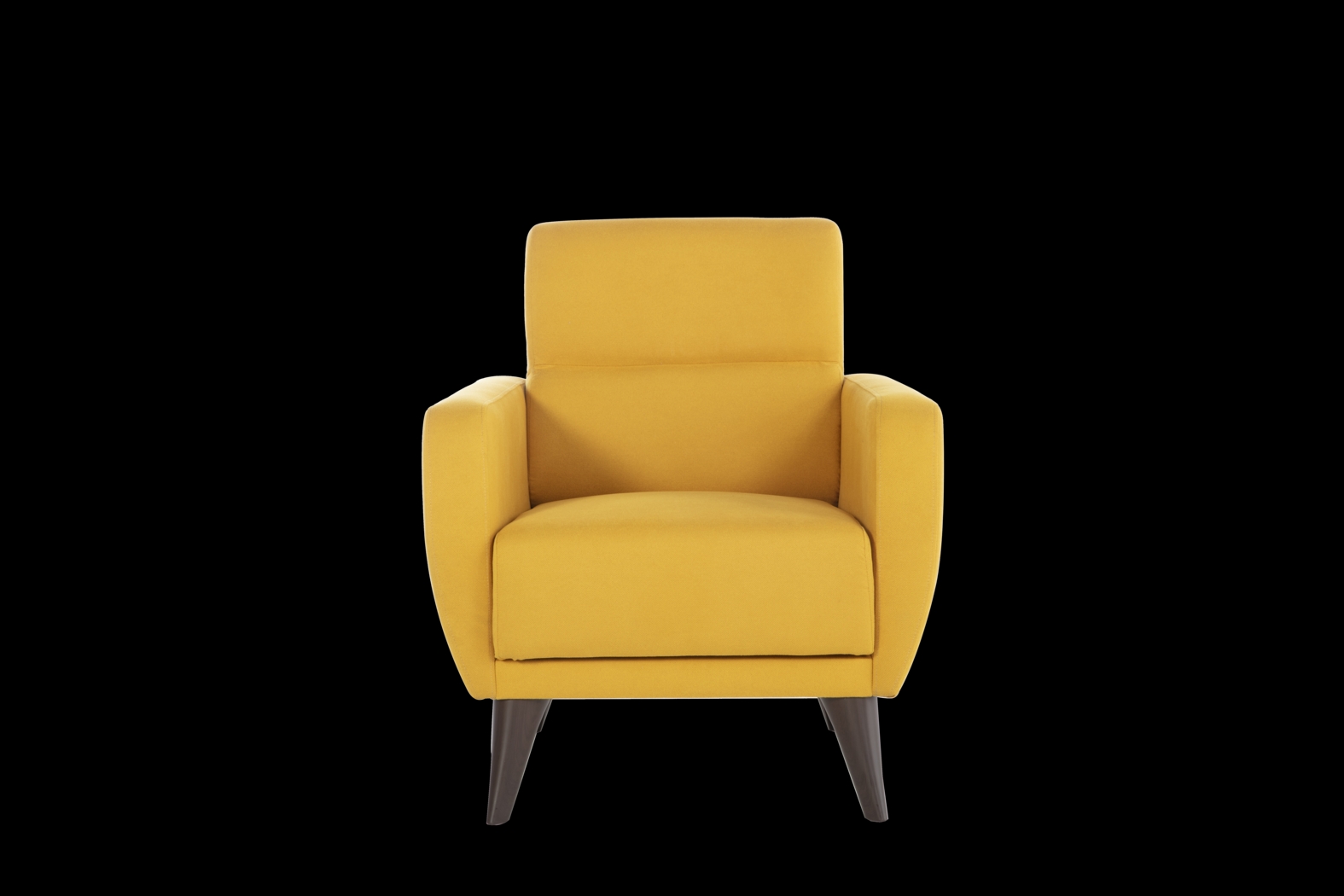 Trysail Yellow Accent Chair - Thumbnail - Image 2