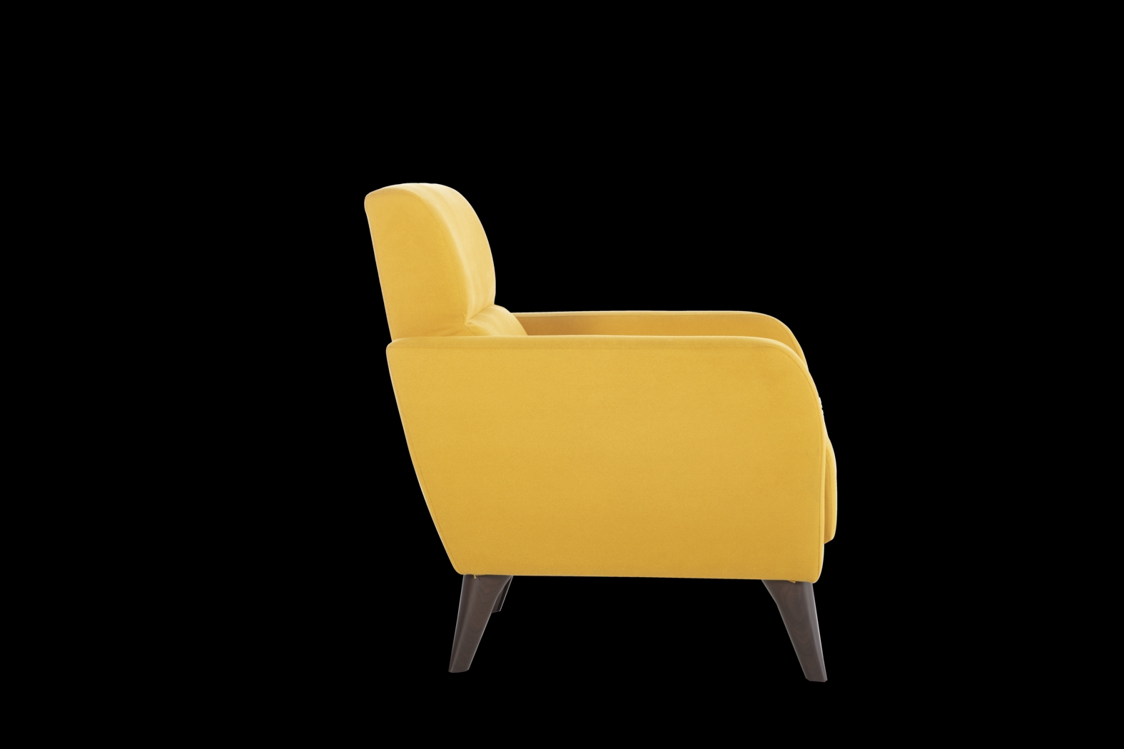 Trysail Yellow Accent Chair - Thumbnail - Image 3