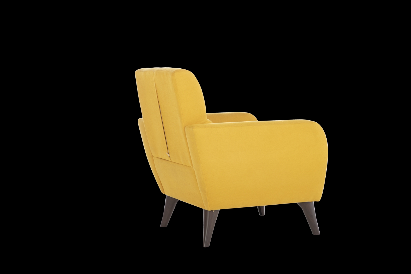 Trysail Yellow Accent Chair - Thumbnail - Image 4