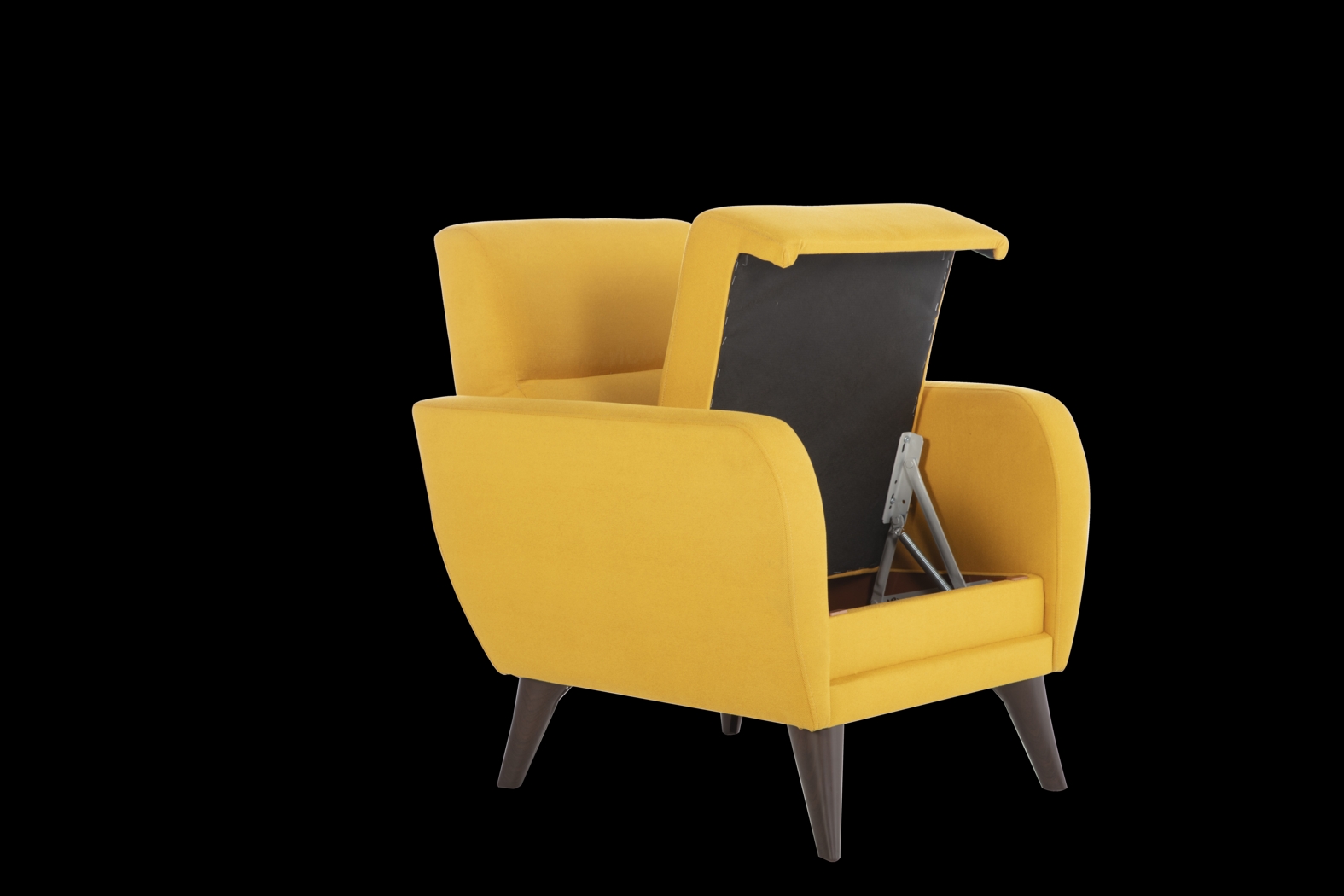 Trysail Yellow Accent Chair - Thumbnail - Image 6
