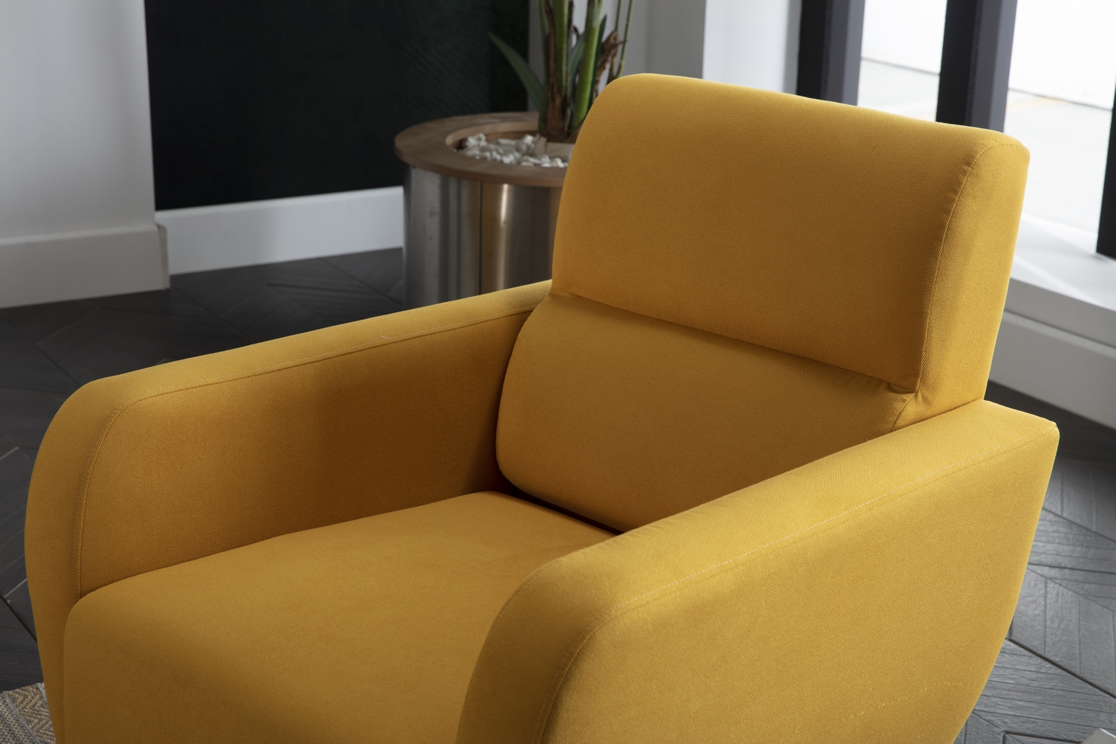 Trysail Yellow Accent Chair - Thumbnail - Image 7