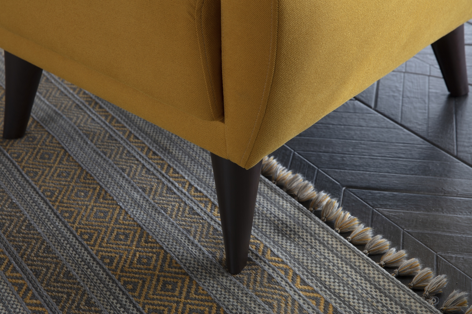 Trysail Yellow Accent Chair - Thumbnail - Image 8