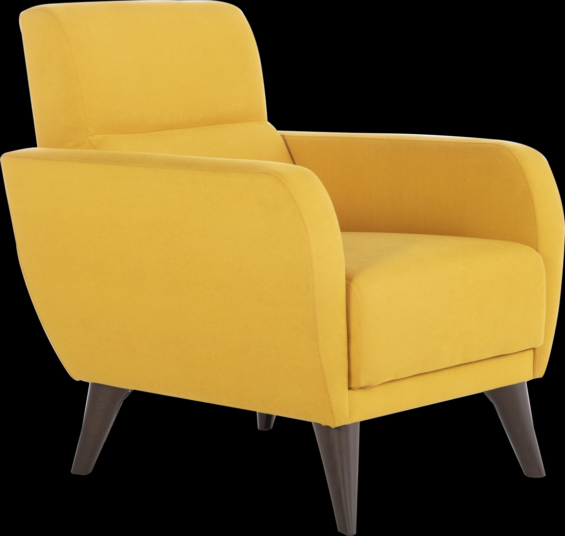 Trysail Yellow Accent Chair - Thumbnail - Image 1