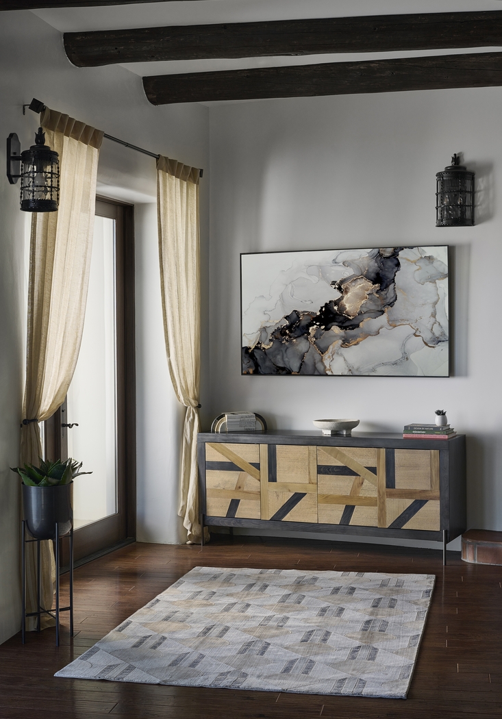 Tryst Black 5'1 x 7'7 Rug - Thumbnail - Image 2