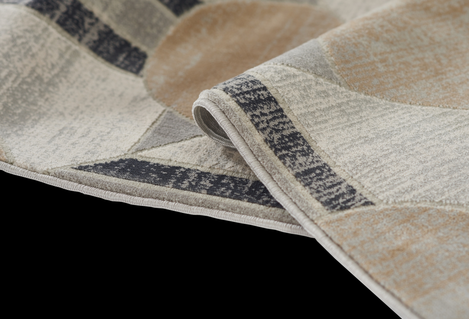 Tryst Black 5'1 x 7'7 Rug - Thumbnail - Image 7