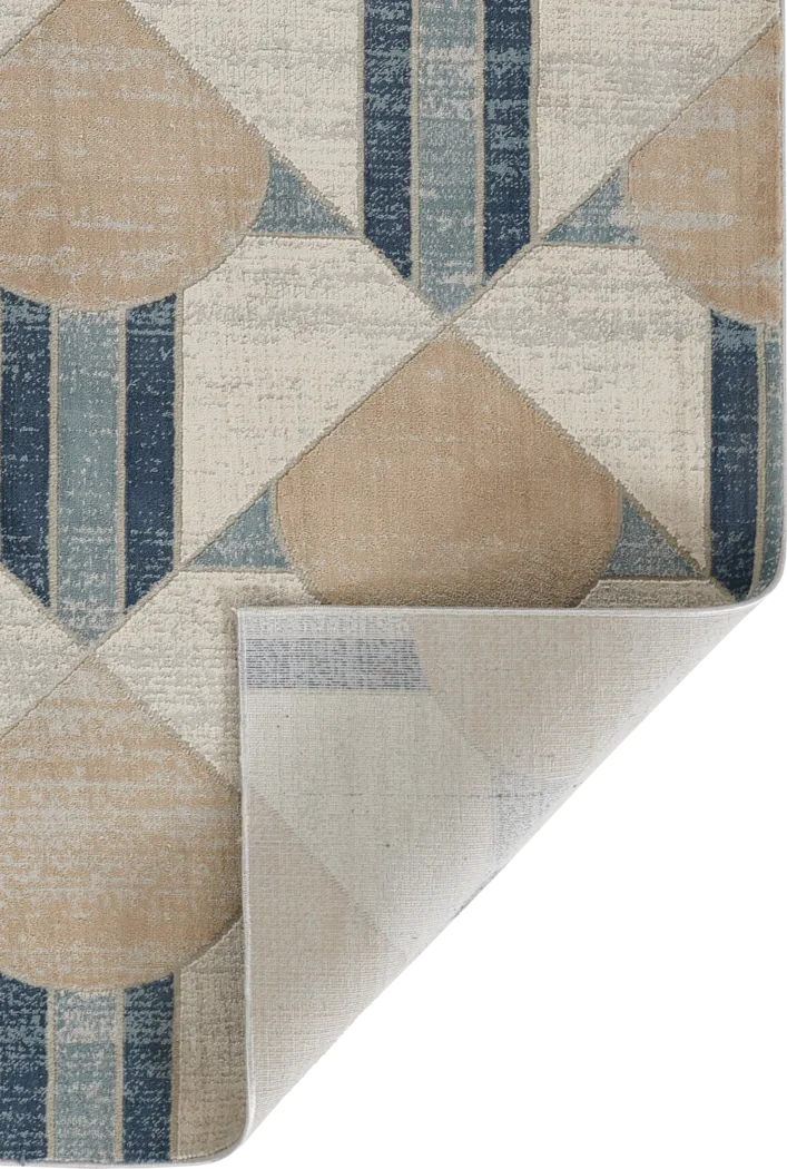 Tryst Blue 3'10 x 5'7 Rug - Thumbnail - Image 4