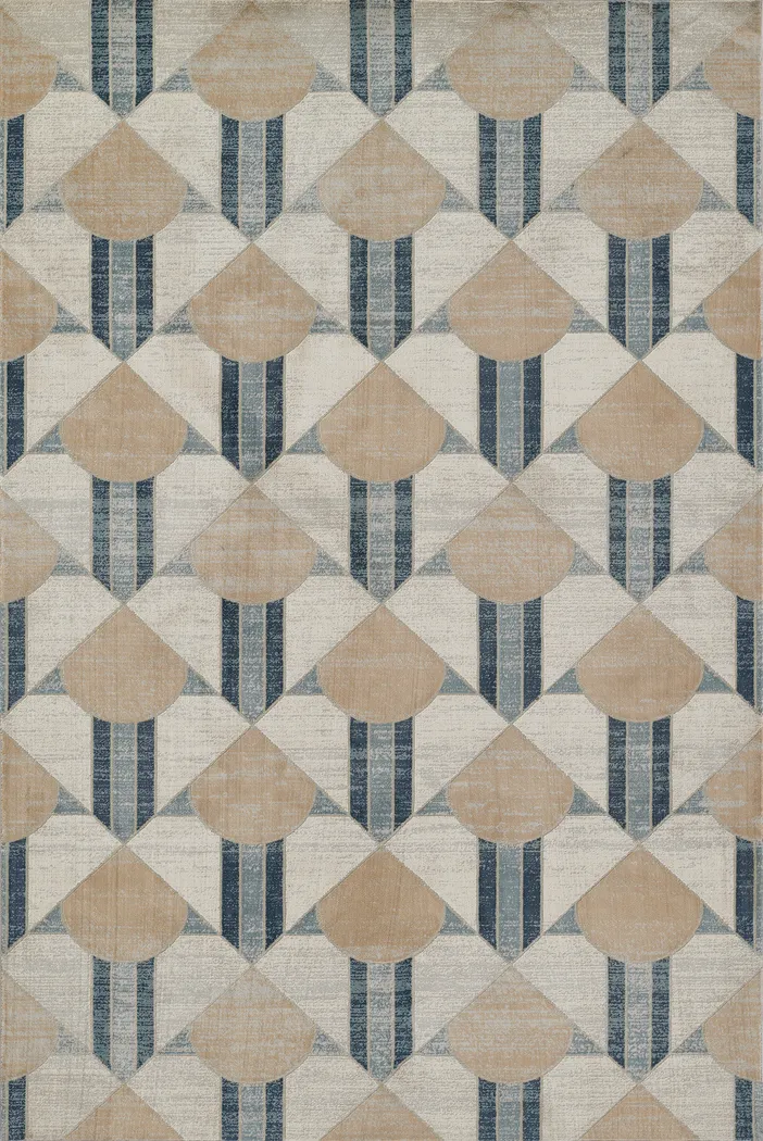Tryst Blue 3'10 x 5'7 Rug - Thumbnail - Image 1