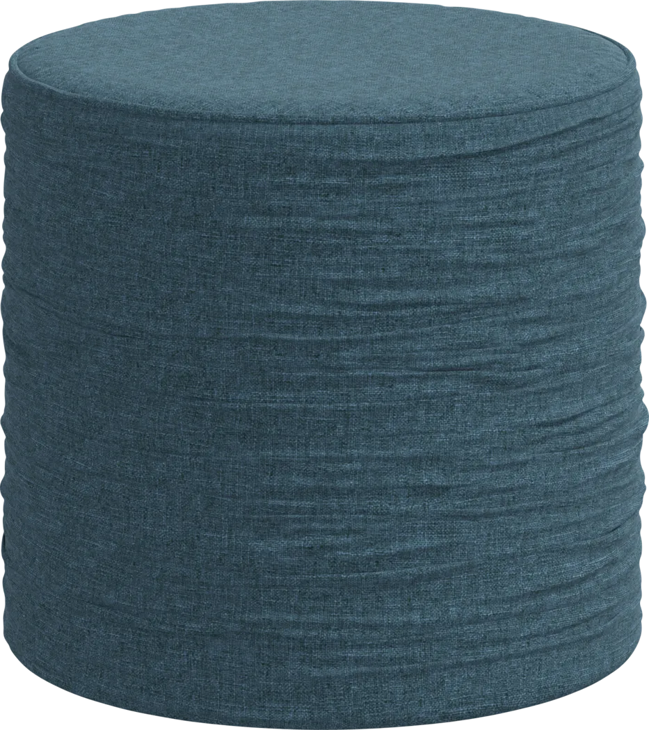 Tuau Blue Ottoman - Thumbnail - Image 1